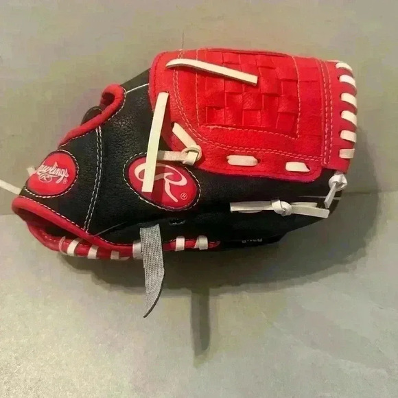 Rawlings Playmaker Series WPL95NS Basket Web Youth T-Ball Glove,9.5 Right Throw - Picture 8 of 8